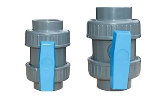 Pina U-PVC Küresel Geçiş Su Vanaları (İçten Yap)